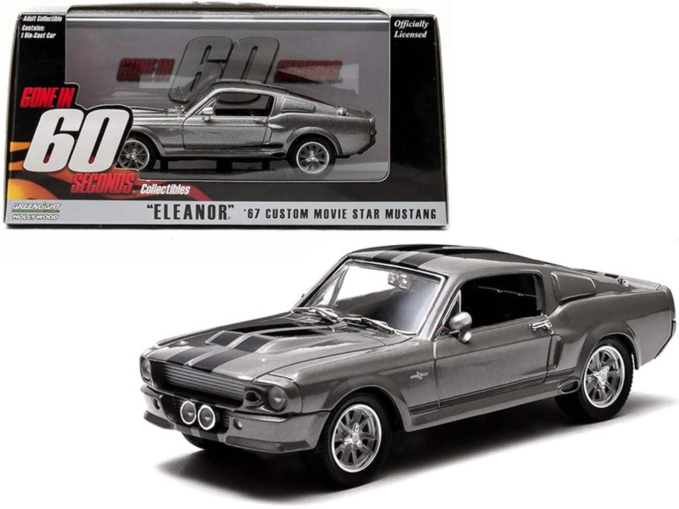 

Greenlight 1/43 1967 Ford Mustang Элеонора из Угнать за 60 секунд (2000)
