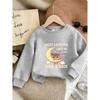 Kids Sweatshirt ,Adorable And Playful Patterned Hoodie with a Thin And Flexible Design, Casual Daily Sweatshirt ,Loose Drop Shoulder Kids Pullover