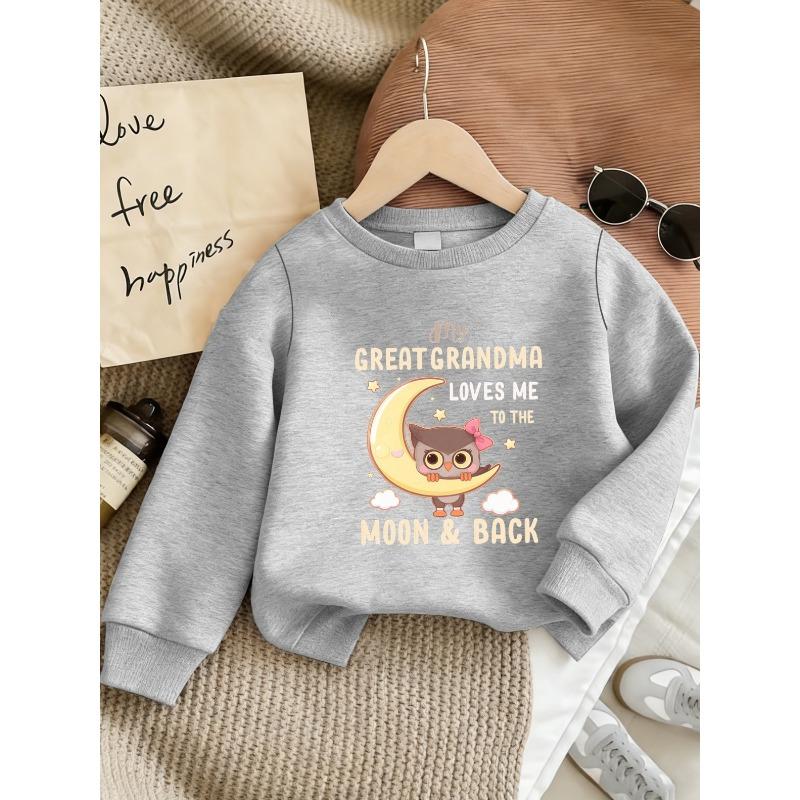 Kids Sweatshirt ,Adorable And Playful Patterned Hoodie with a Thin And Flexible Design, Casual Daily Sweatshirt ,Loose Drop Shoulder Kids Pullover
