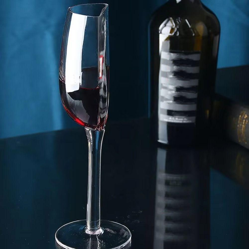 Clear Half Wine Glass 140ml Crystal Glass Cup Bar Accessory Half Goblet  Gift