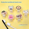 Couvre-tête de brosse à dents de voyage, capuchon de protection de brosse à dents, étui de protection portable en plastique avec clip pour voyage à domicile