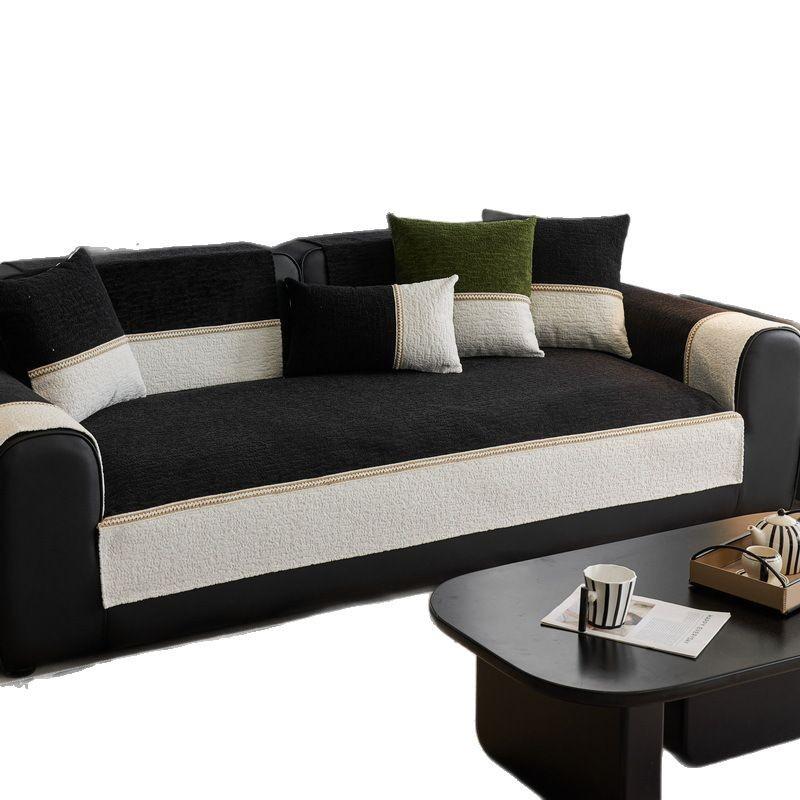 Light Luxury Chenille Sofa Cushion, Universal Non-Slip Splicing In All Seasons, High-End Seat Cushion, Sofa Cover, Cloth Cover, Backrest Towel