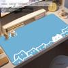 HYBXAXC Office Game Cute cat Mouse Pad Large Square Computer Table Mats Rubber Anti-slip Mousepads Small Decor Desk Pads playmat