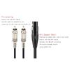 Luxferre XLR to RCA Converter, RCA to XLR Converter Cable, XLR to 2 RCA to XLR Female RCA Cable, 1m Dual RCA Male to XLR Cable, XLR to RCA Converter,