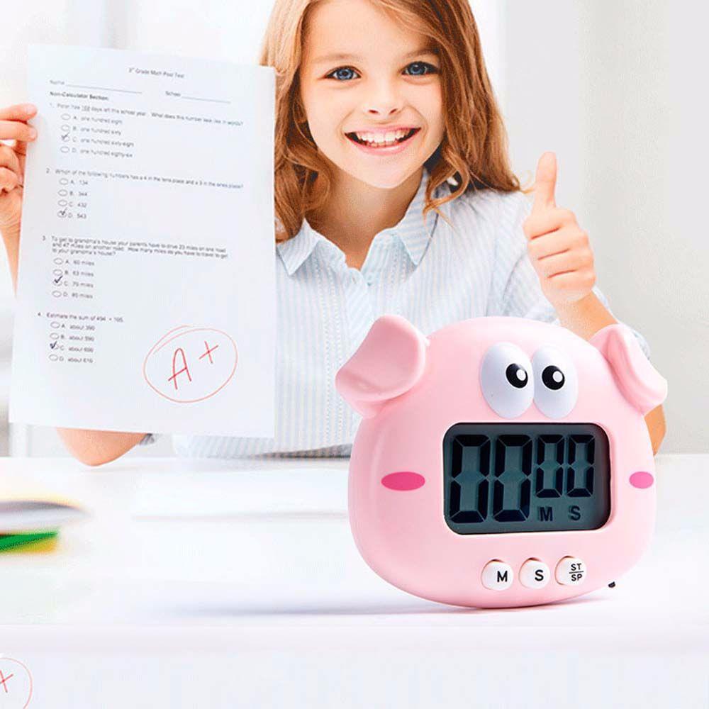 Digital Animal Countdown Home Stopwatch Study Kitchen Timer Cooking Tool Time Reminder Alarm Clock