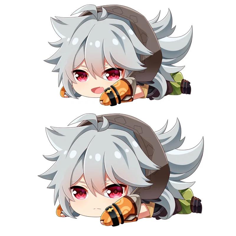 Genshin Impact Plush Pillow Anime Plushie Sofa Cushion Paimon Amber Lumine Keqing Klee Barbara Cartoon Stuffed Toy Birthday Gift