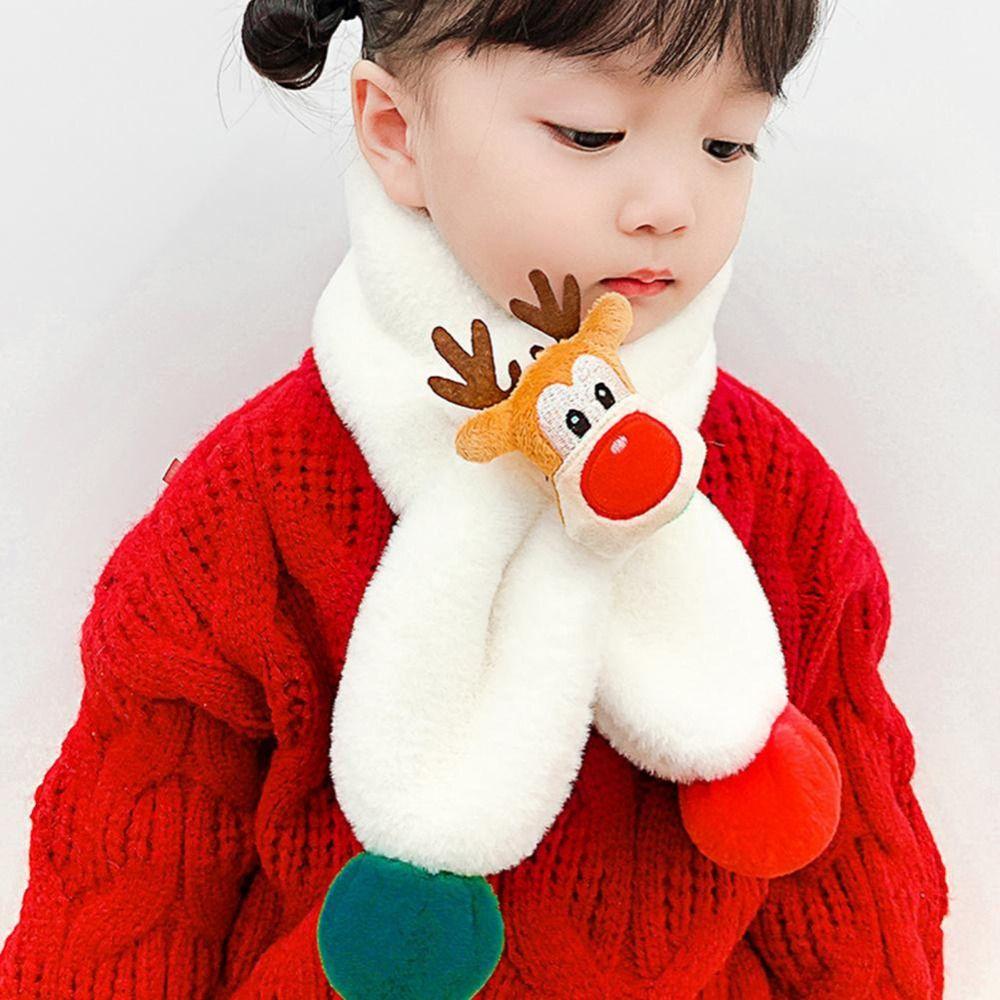 Outdoor Scarf Autumn Winter Windproof Apparel Accessories Cartoon Scarf Christmas Scarf Kids Scarf