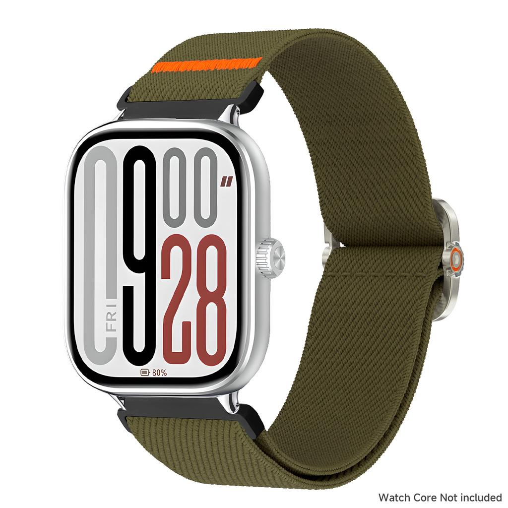 Elastic Nylon Band For Xiaomi Watch Miband 9/8 Pro Braided Sport Strap For Redmi Watch 6 5 4 Smartwatch Bracelet Accessories