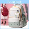 Lightweight Large Capacity School Backpack For Girls Stylish Casual Design For 3-6 Grades