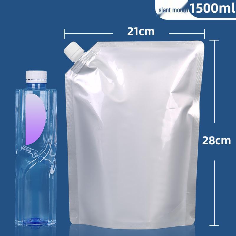 Aluminum Foil Spout Pouch for Liquids: Stand-Up Bag for Soup, Soy Milk, and Sauces