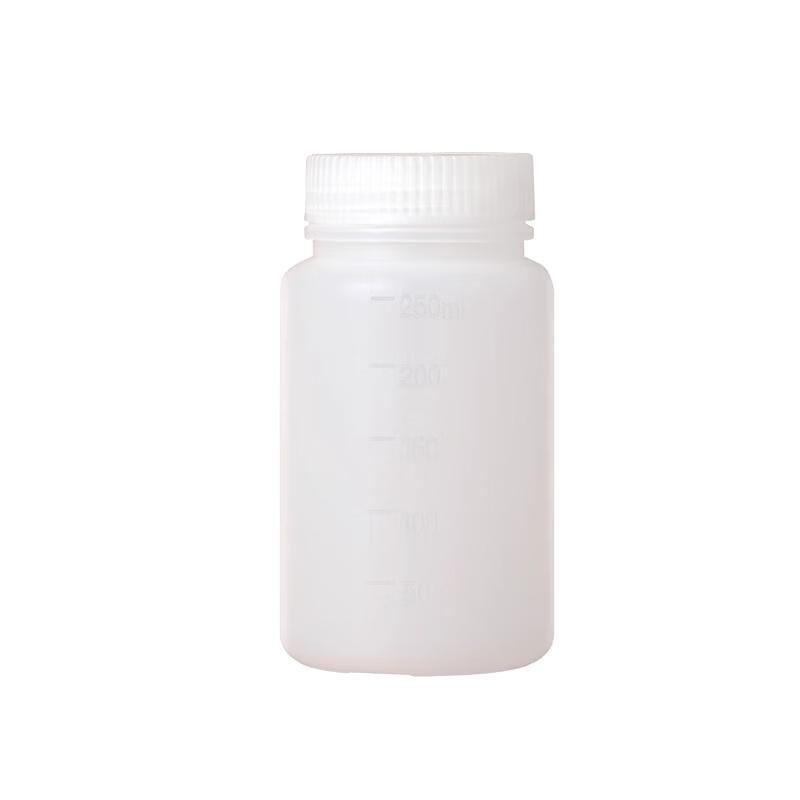 PE Plastic Wide Mouth Sample Bottle 500ml