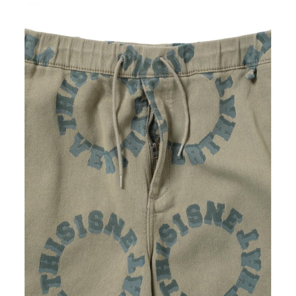 Thisisneverthat 2tone Logo Jacquard Short Beige