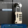 4-Digit Combination Padlock for Gym Cabinets and Bags