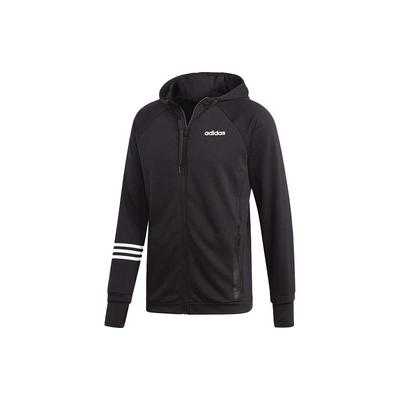 Sport Trainingsstrick Kapuzenjacke Herren Oberbekleidung Schwarz DT8994