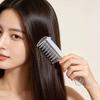 Unisex Transparent Essential Oil Applicator Massage Comb With Built-In Liquid Reservoir Rolling Metal Teeth