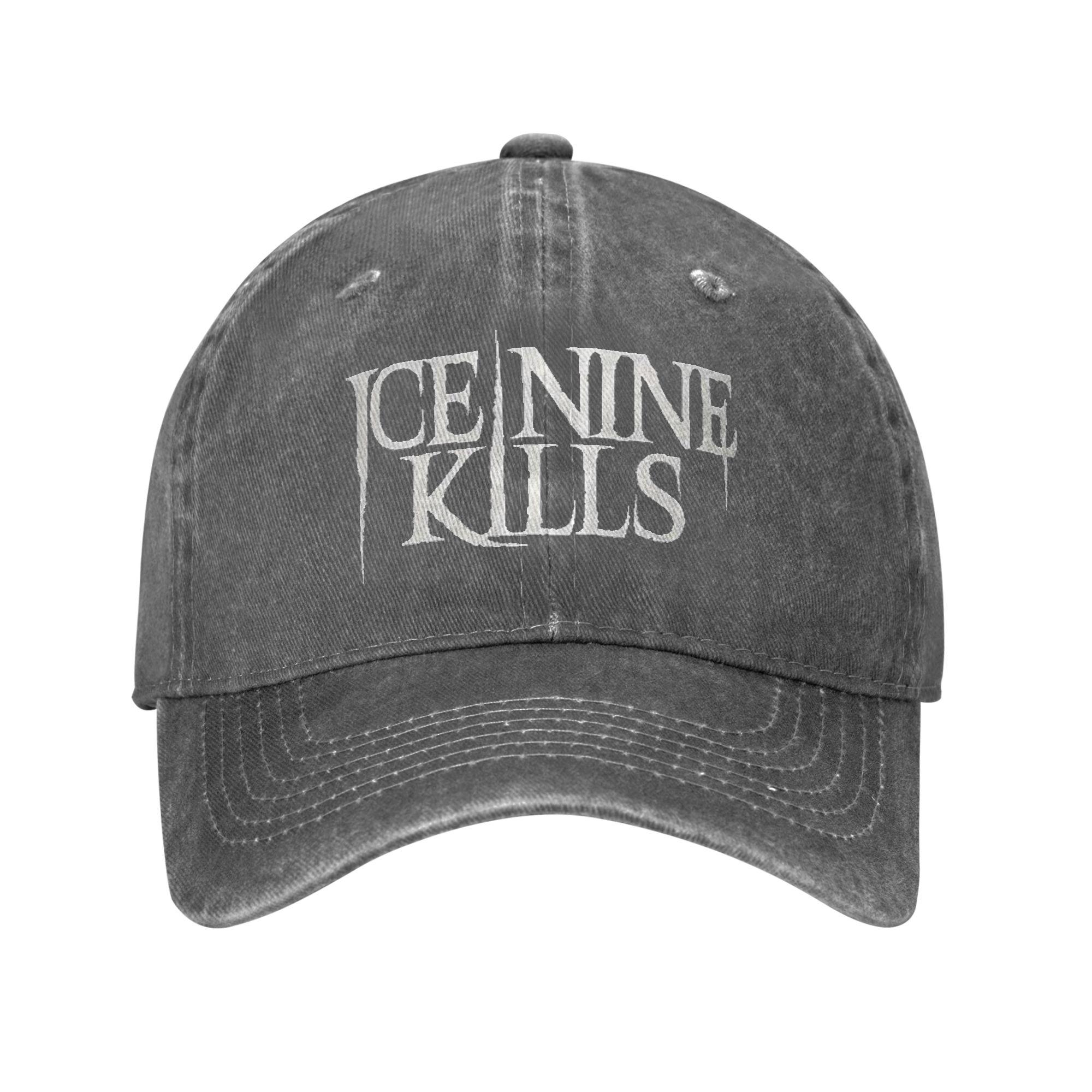 Ice Nine Kills Denim Fabric Cap Casual Baseball Caps Adjustable Hat Summer Unisex Baseball Hats One Size