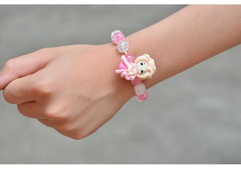 Cartoon Princess Girl's Ice & Snow Bracelet Gift Set for New Year & Birthday
