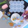 DIY Geometric Silicone Mold for Round, Oval, and Earring Pendants