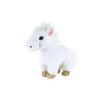 SunLemon Fluffies Small Horse WH 8 X 21 X 16cm Plush Animal Cute Zodiac Year of the Horse Horse White New Year's Gift P-1453