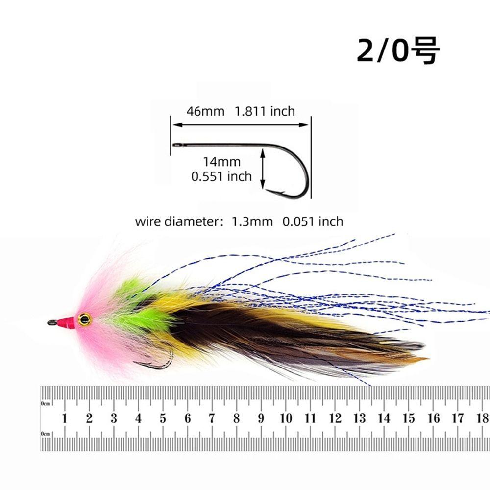 Colorful Ribbon Fly Fish Tuna Lures Flash Line Squid Skirt Lure  Freshwater Saltwater