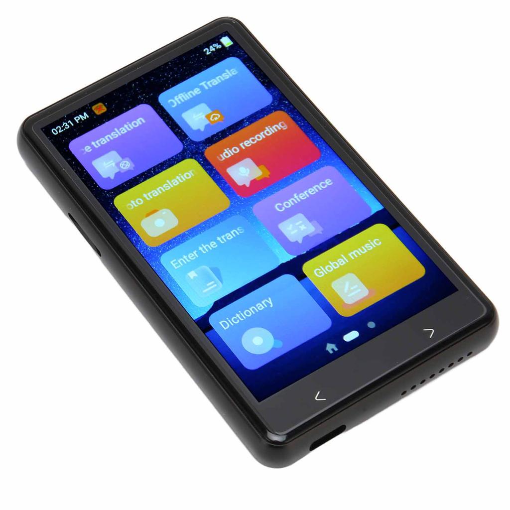 134 Languages Translator 4in Touch Screen 14 Offline Languages Voice Photo Translation Device for Travel Study