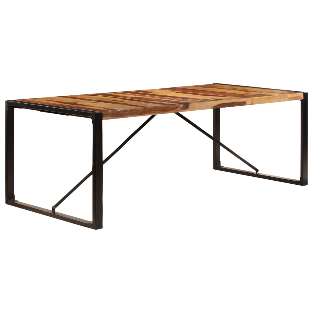 Dining Table 220 x 100 x 75 cm Solid Acacia Wood