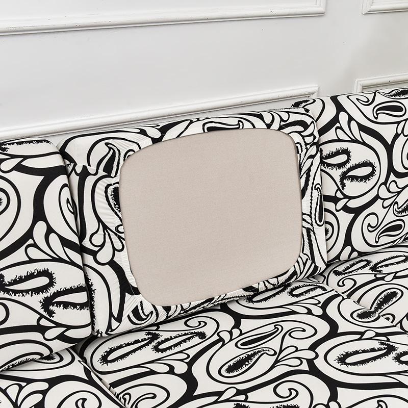 

L Shape Sofa Cushion Cover Stretch Sofa Slipcover Couch Seat Cover Funiture Protector Floral Printed normal size-2