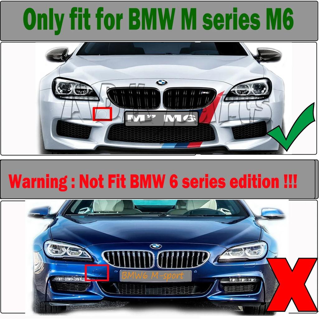 Fit 12-19 BMW M Series M6 F06 Gran F12 Convertible F13 Coupe FRONT TOW COVER  51118055288 cyfp80