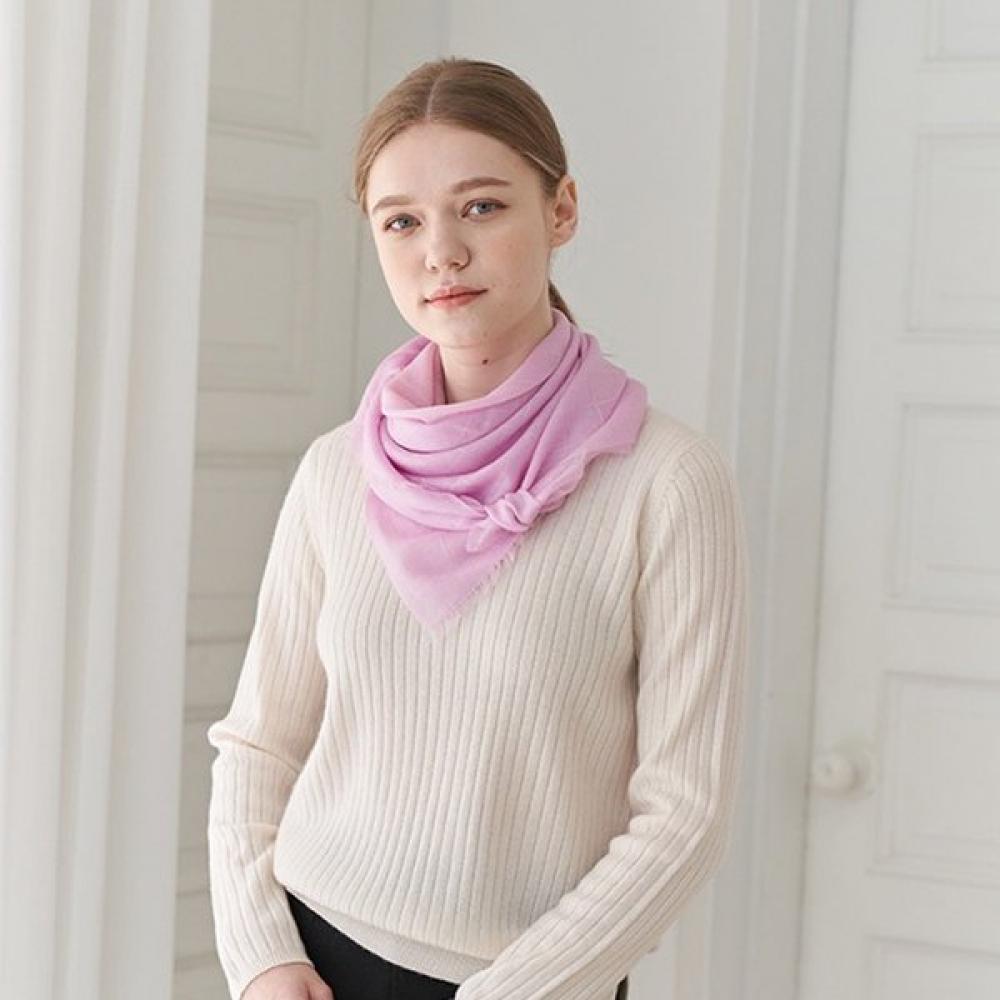 Dal Cashmere Air Cashmere 100 Scarf Shine Light Purple