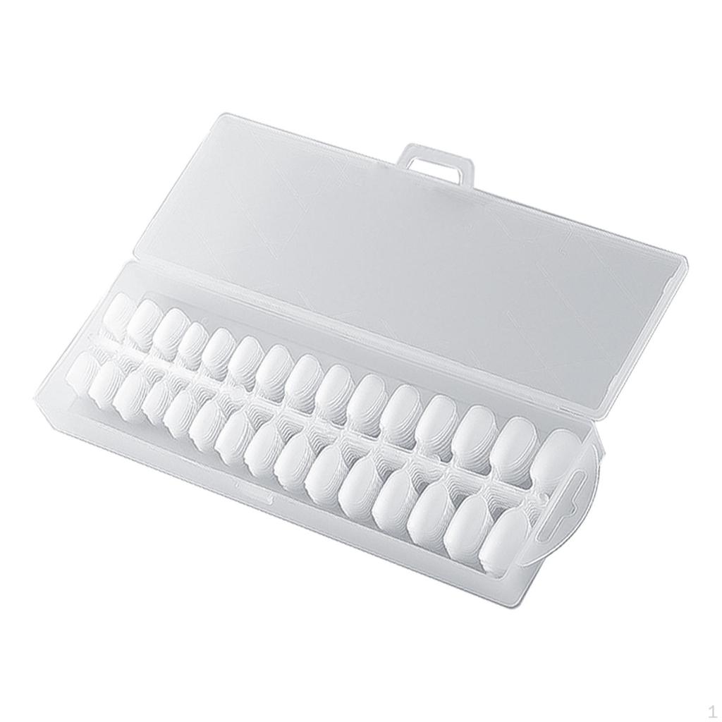 240 Pieces Clear Fake Nails Artificial French Tips for Party Stage performance DIY