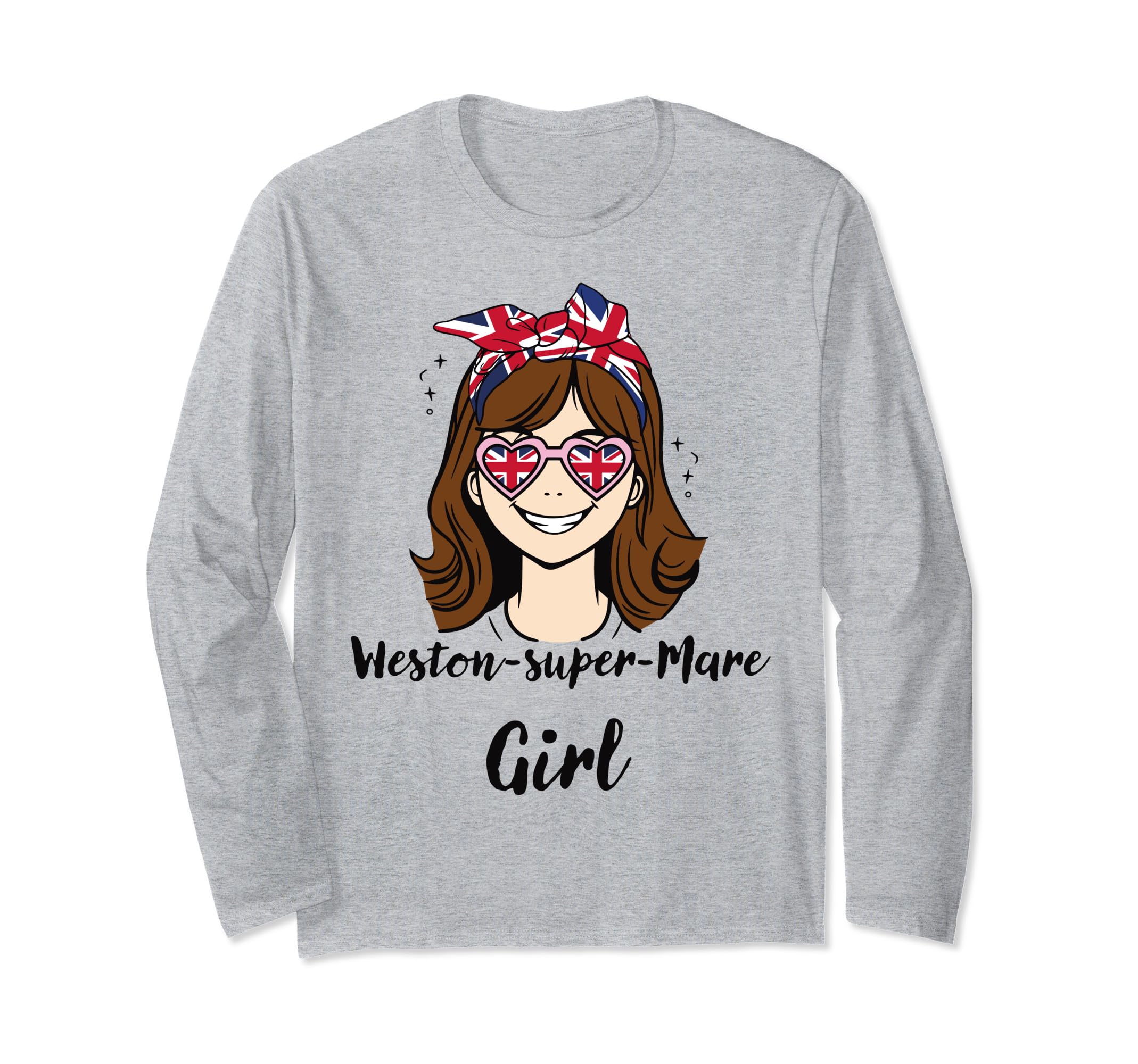 

Weston-super-Mare Girl, Weston-super-Mare Women, British Long Sleeve T-Shirt