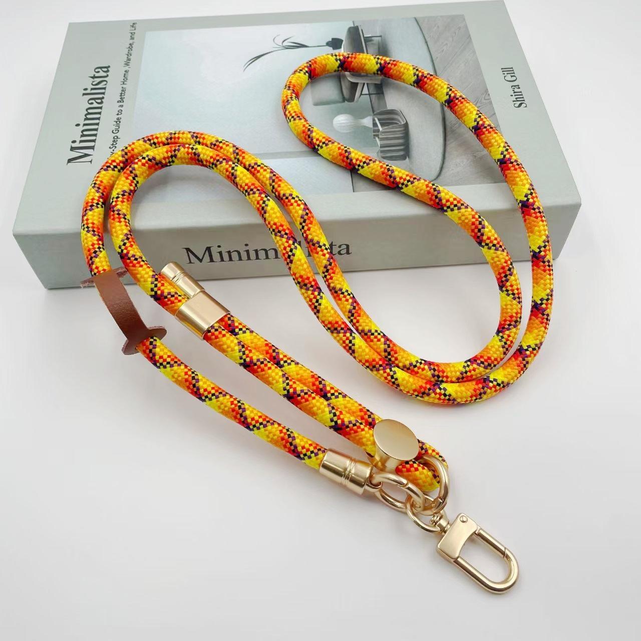 

10MMx150CM Adjust Long Mobile Phone Lanyard Universal Crossbody Hanging Shoulder Strap Detachable Neck Cord Anti-Lost Lanyard