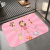 Anime C-Charlie and Lola Floor Mat Diatomite Bath Mat, Quick Dry Absorbent Non-Slip Door Mat