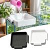 Plastic Fish Tank Water Change Plate Flow Softening Perforated Baffle Strainer  Planted Aquarium