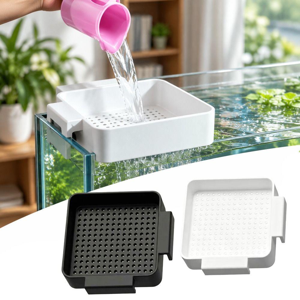 Plastic Fish Tank Water Change Plate Flow Softening Perforated Baffle Strainer  Planted Aquarium