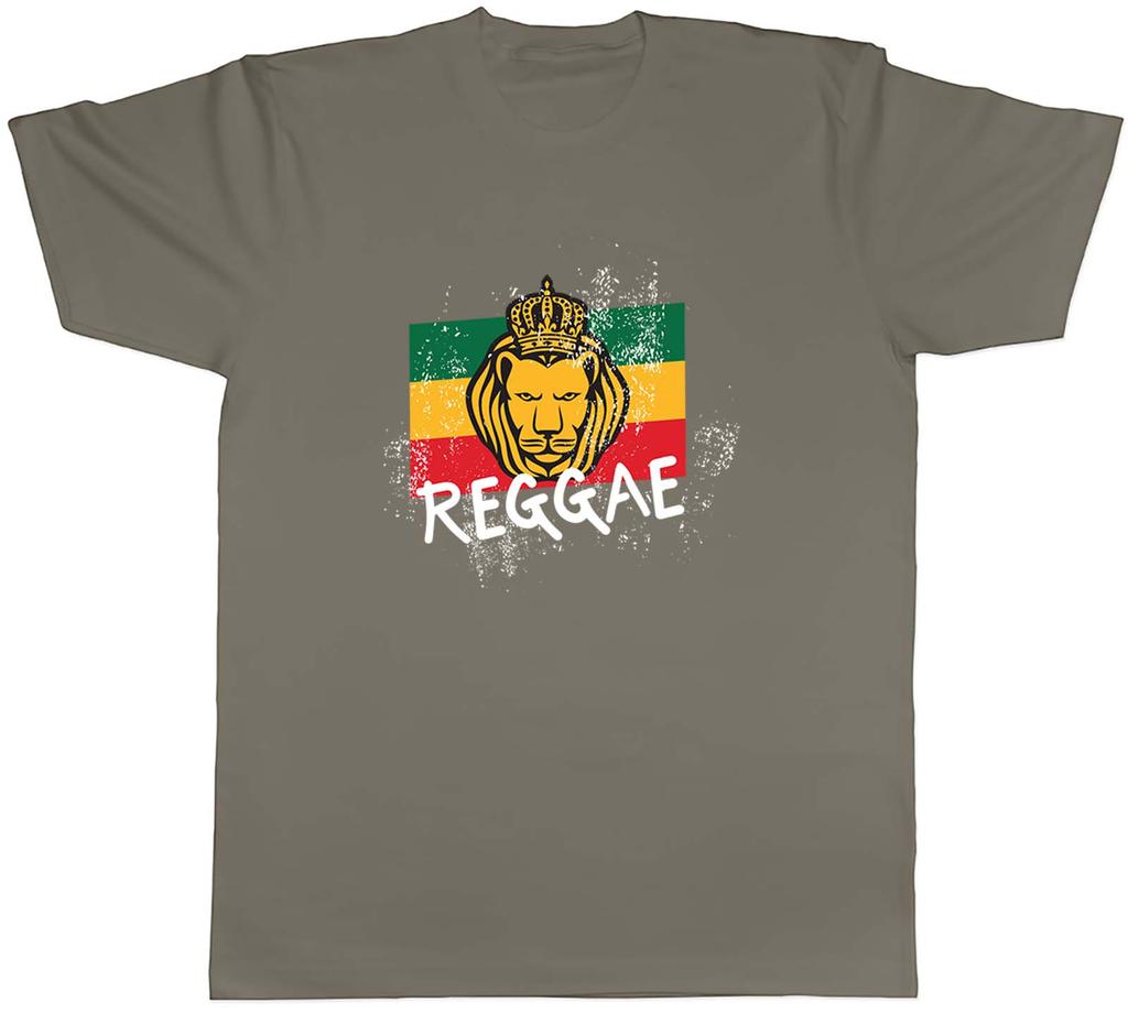 Jamaican Reggae Flag Lion Mens Unisex TShirt Tee Gift
