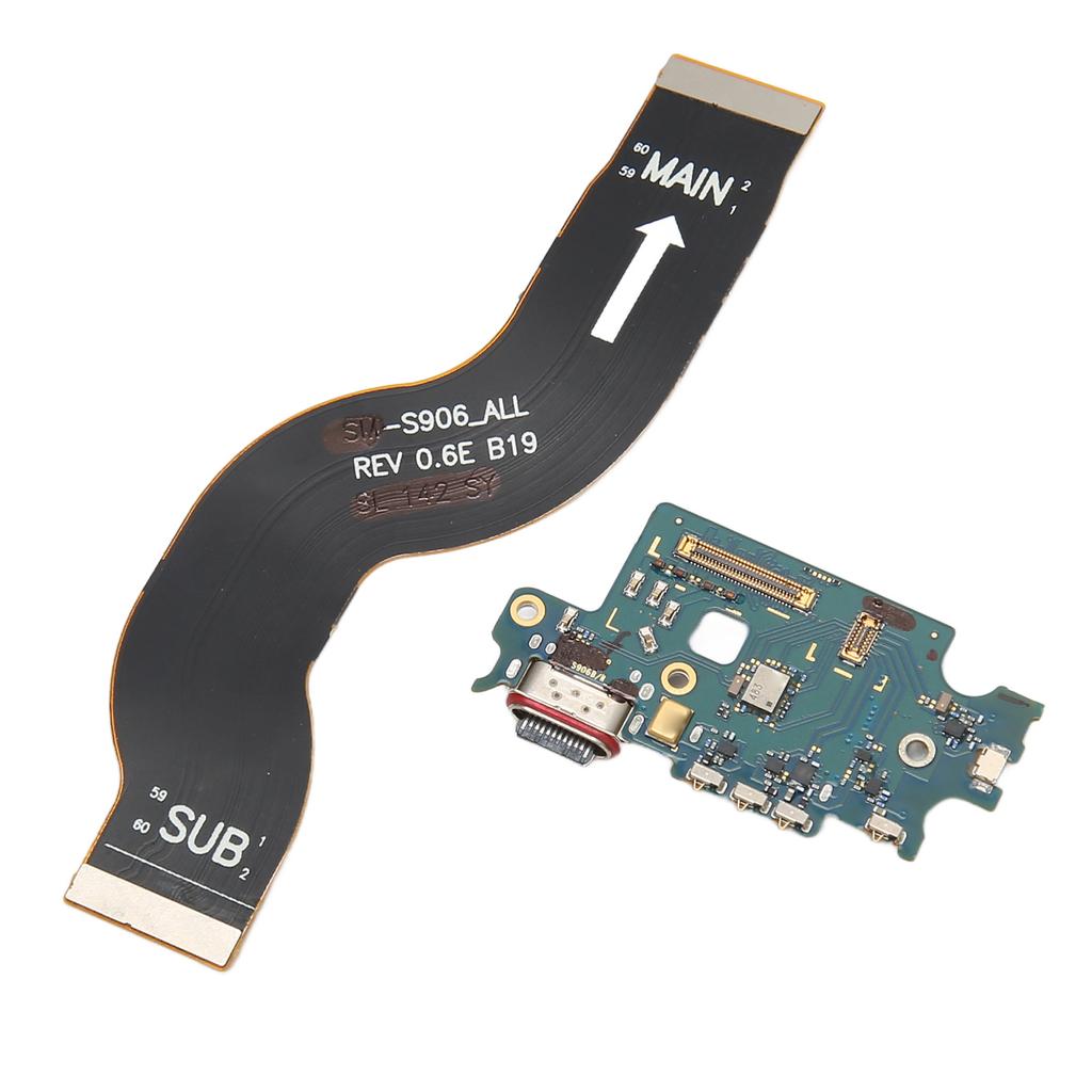 Dockanschluss für Samsung Galaxy S22 Plus S906B N EU-Version USB C Ladeanschluss Flexkabel