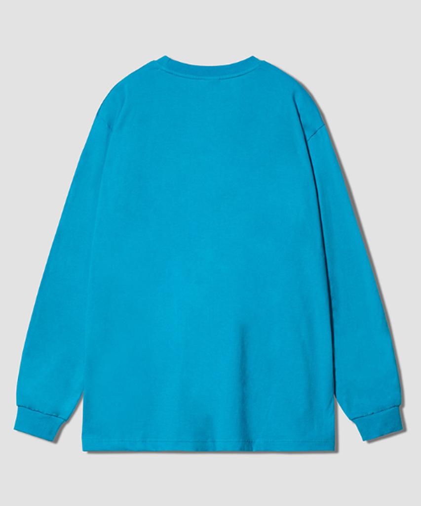 Geulaenpini Basic Pocket Long Sleeve - Ocean Blue