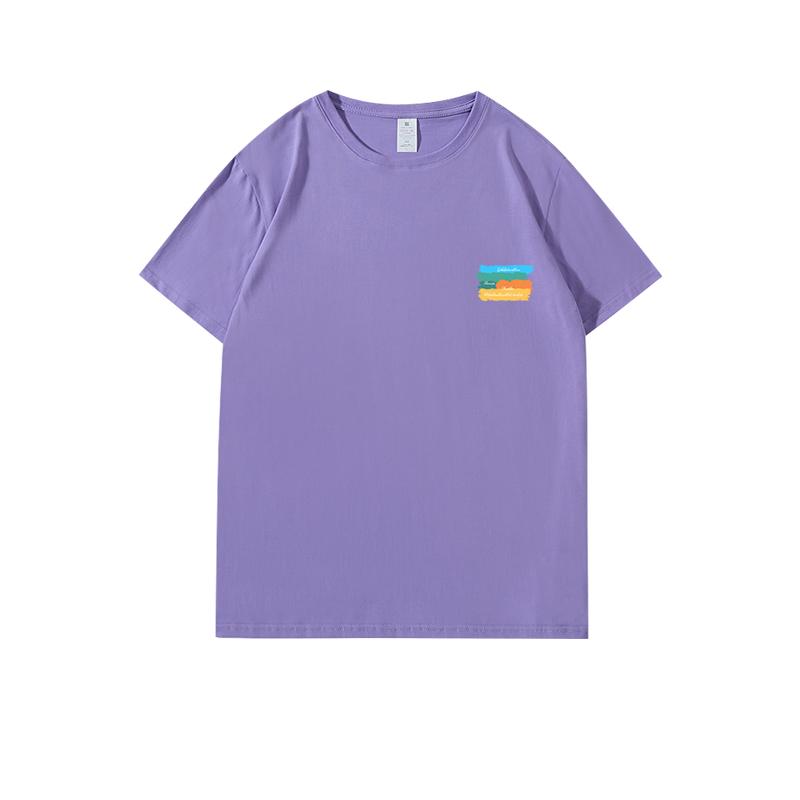 

Женская уличная одежда оверсайз серии Salt ort Sve Футболка с модным принтом Повседневный универсальный летний топ Корейский круглый... 4XL