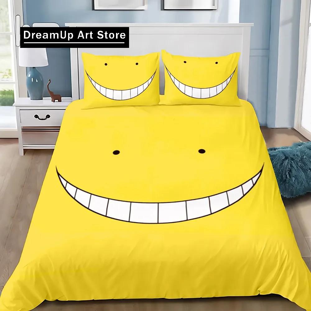 New 3d Printed Anime Assassination Classroom Duvet Cover Pillowcase Bedding Set Adult Boy Girl Bedroom Decoration Children Gifts
