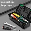 Durable Plastic Tool Box Multi Function Storage Case for Carpentry Electrical Repairs Furniture Assembly Work