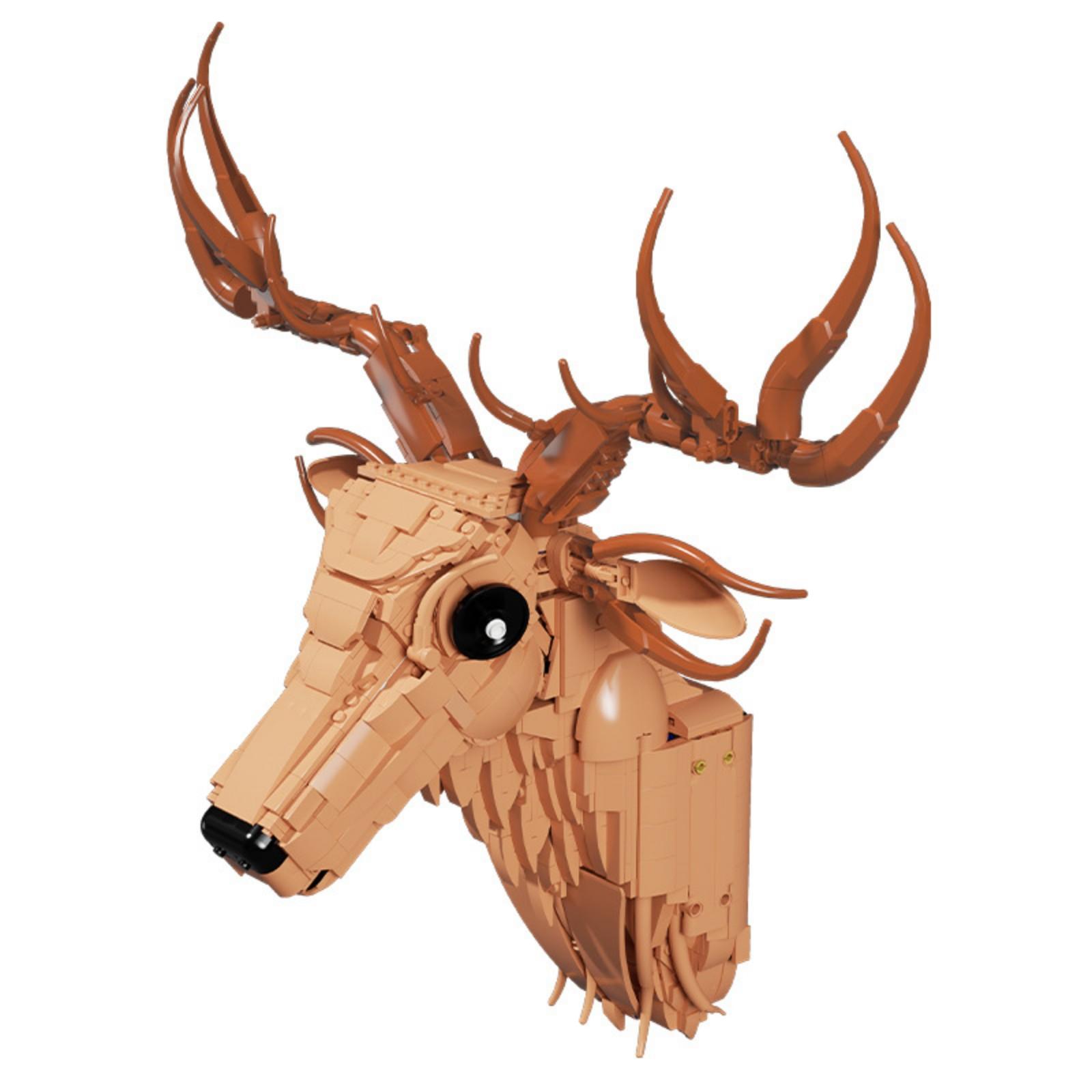 Deer Model Building Set Animal Series Puzzle Toy One Size