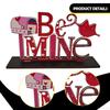 Valentine's Day Decoration for Tiered Tray Dining Table Farmhouse Desktop Ornament Party