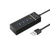 4-Port USB 3.0 HUB with LED Strip and Card Reader - Extreme Speed Version
