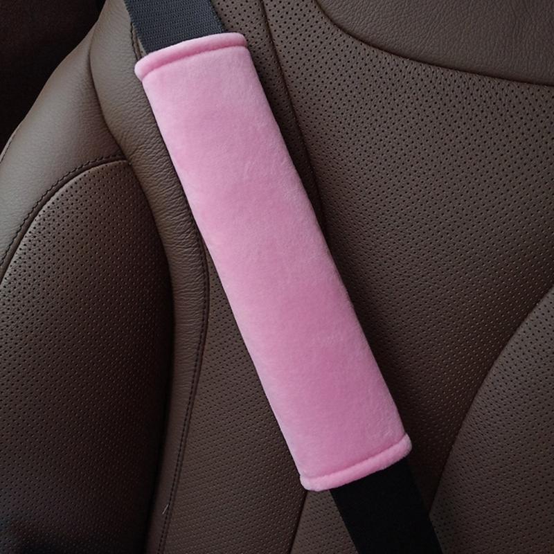 Car Seat Belt Pad Soft Seat Belt Cover for Shoulder Pad Neck Cushion Protector Car Accessories Length 25cm/10-inch
