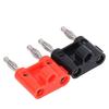 5 Set 4mm Dual Banana Plug 32A 1000V Copper ABS Speaker Cable Connectors Solderless Lantern Banana Electronic Equipment