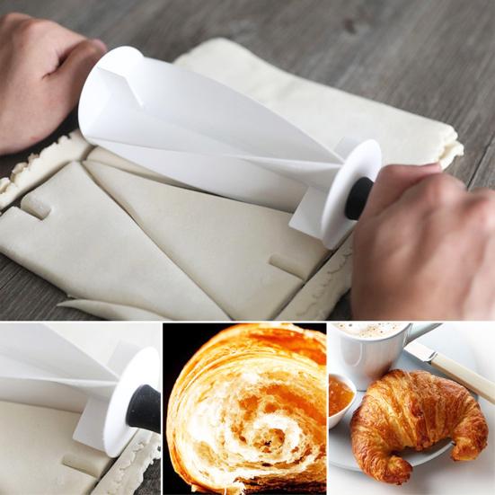 

Newest 2Pcs Rolling Pin Non-Stick Croissant Bread DIY Dough Roller Kitchen Baking Tool