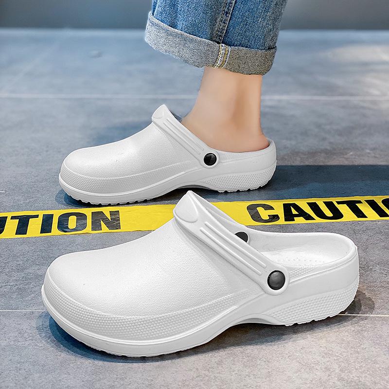 "Unisex Non-Slip Surgical Shoes with Rubber Toe for Nurses, Ideal for Operating Room and ICU"