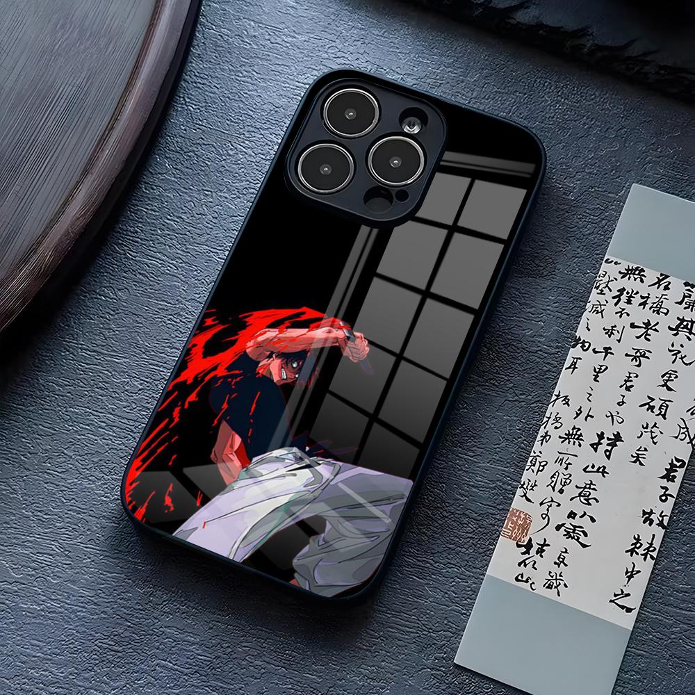 Toji Fushiguro Anime Phone Case For IPhone 15 Pro Max 14 Pro 12 11 13 Mini X XR XS 16 Plus SE Tempered Glass Back Cover