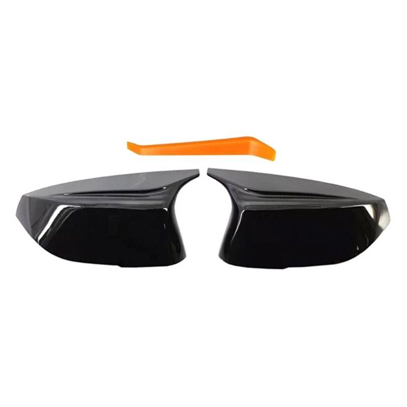 Rearview Mirror Cover 963744GA0H& 963734GA0H For Infiniti Q50 Q60 QX30 Q70 2014- Side View Mirror Covers чёрный
